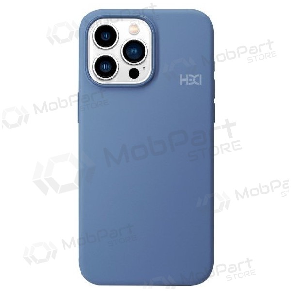 Pouzdro / kryt HDD Silicone MagSafe Case Apple iPhone 12/12 Pro tmavě modrá