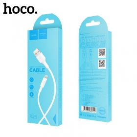 USB kabel HOCO X25 lightning 1.0m (bílý)
