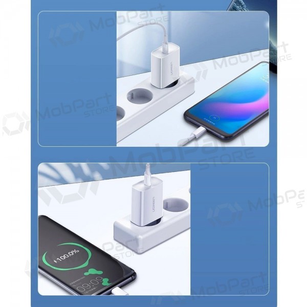 Nabíječka buitinis Ugreen CD137 USB-C 20W 3A bílý