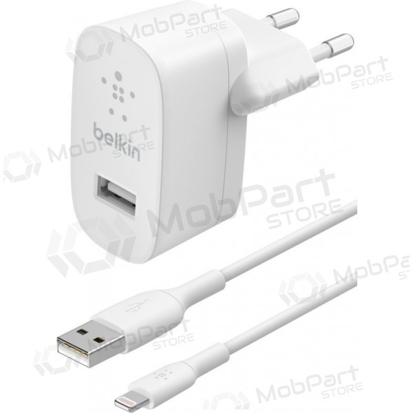 Nabíječka buitinis Belkin Boost Charge USB-A 12W + Lightning kabel bílý