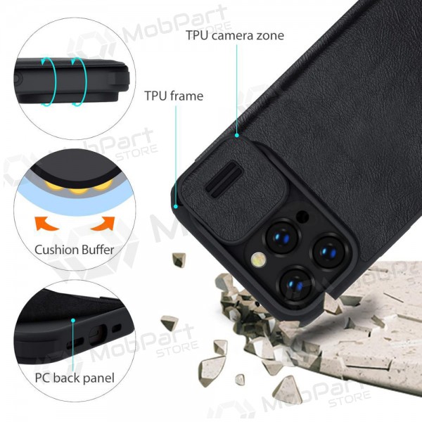 Apple iPhone 14 Plus pouzdro „Nillkin Leather“ (modrý)