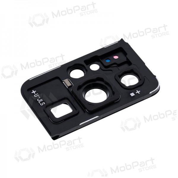 Samsung G998 Galaxy S21 Ultra 5G sklo kamery (černá) (s rámem)