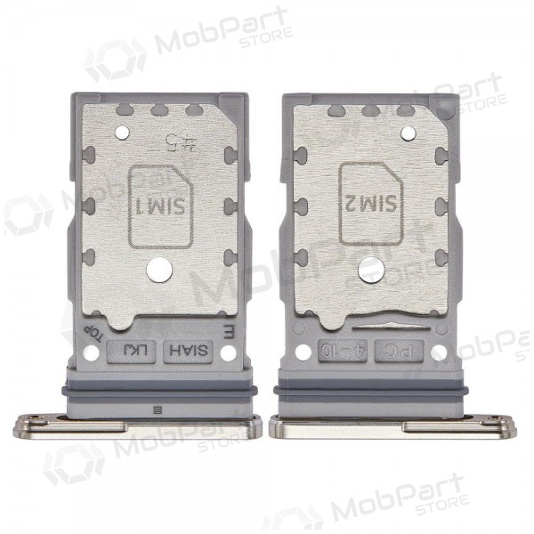 Samsung S918 Galaxy S23 Ultra Dual SIM držák karty (Cream Beige) (service pack) (originál)