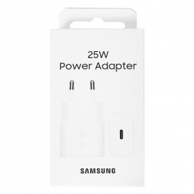 Nabíječka originál Samsung EP-T2510NWEGEU 25W v balíčku bílý