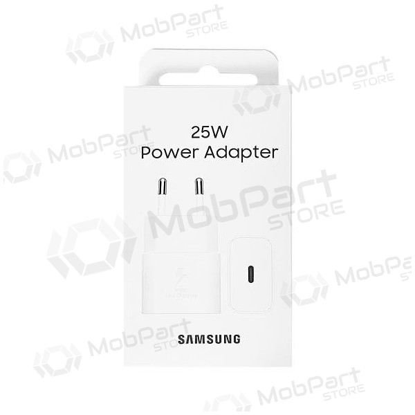 Nabíječka originál Samsung EP-T2510NWEGEU 25W v balíčku bílý