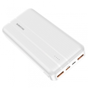 Externí baterie Power Bank Borofone BJ9A Type-C PD+Quick Charge 3.0 (3A) 20000mAh bílý