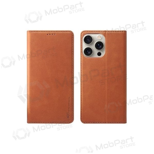 Samsung Galaxy A57 obal - HDD Magnetic Wallet Case (hnědý)