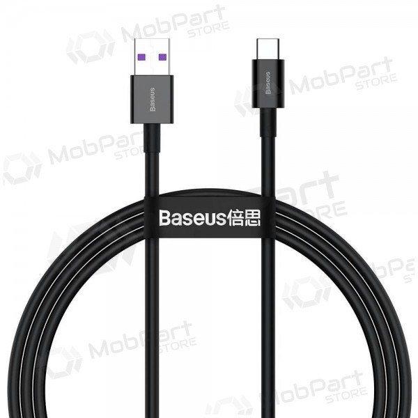 USB kabel Baseus Superior Type-C 66W 1.0m (černá) CATYS-01