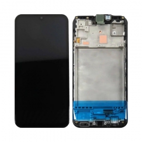 Samsung Galaxy M15 5G displej (černá) (s rámem) (originál)