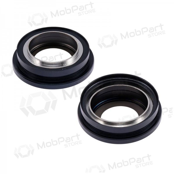 iPhone 14 / 14 Plus sklo kamery (2ks) (černá) (s rámem)