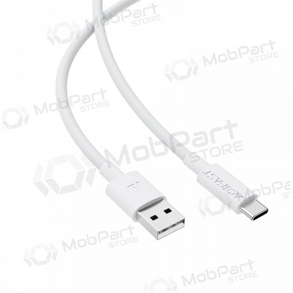 USB kabel Acefast C18-04 USB-A to USB-C 1.2m bílý
