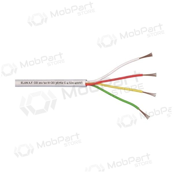 ELAN stíněný ochranný kabel 4x0.22