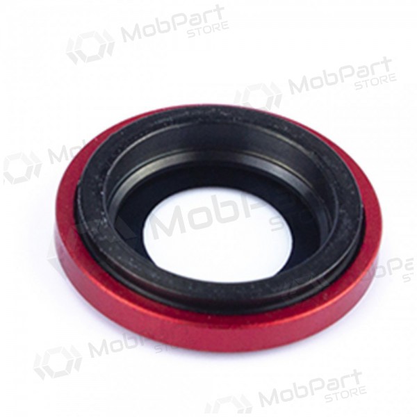 Apple iPhone XR sklo kamery (červené) (s rámem)