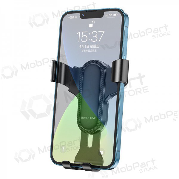 Automobilinis Univerzální telefono laikiklis Borofone BH74 mounted on ventilation grilles, černá