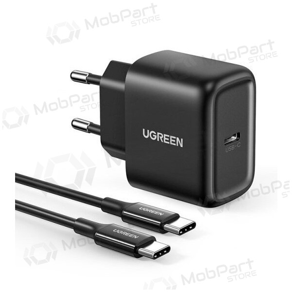 Nabíječka buitinis Ugreen CD250 USB-C 25W + USB-C cable 2.0m černá