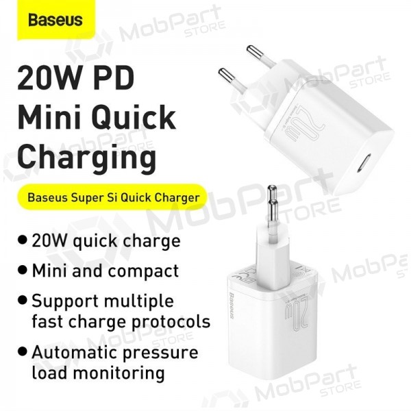 Nabíječka buitinis Baseus Super Si 20W bílý CCSUP-B02