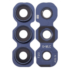 Samsung Galaxy A35 sklo kamery (s rámem) (Awesome Navy)