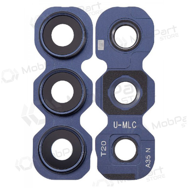 Samsung Galaxy A35 sklo kamery (s rámem) (Awesome Navy)