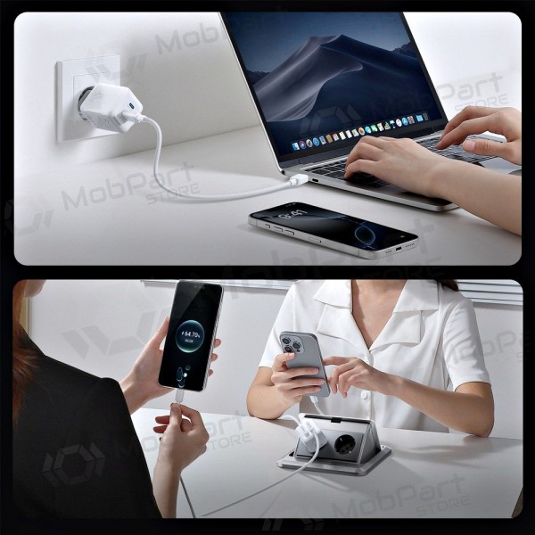 Nabíječka Joyroom JR-TCL05 45W 2xUSB-C bílý