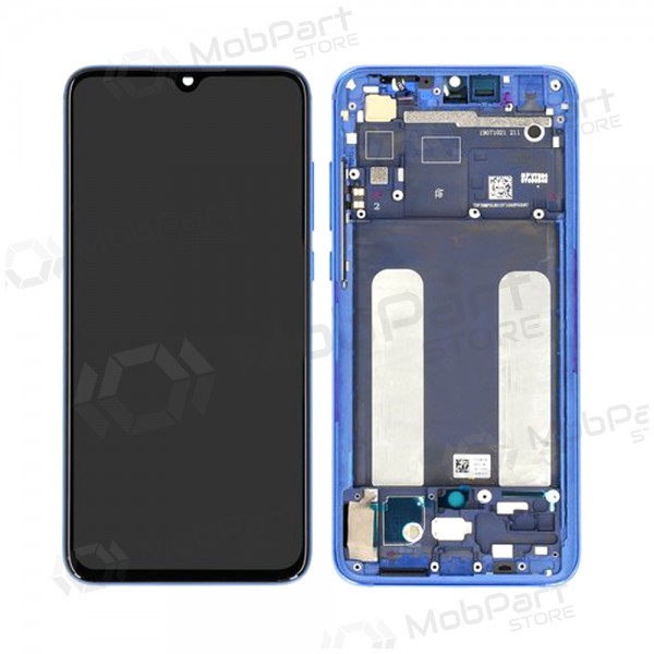 Xiaomi Mi 9 Lite displej (modrý) (s rámem) (service pack) (originál)