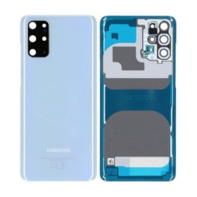 Samsung G985 / G986 Galaxy S20 Plus zadní kryt baterie (Cloud Blue) (použitý grade B, originál)