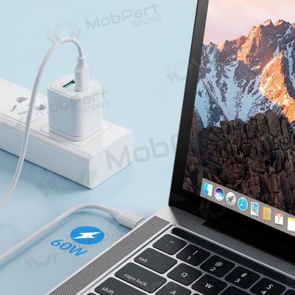 USB kabel Joyroom S-CC060A9 Type-C to Type-C 60W 1.0m bílý