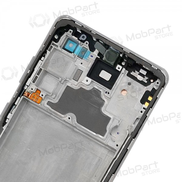 Samsung Galaxy A72 displej (černá) (s rámem) (originál)