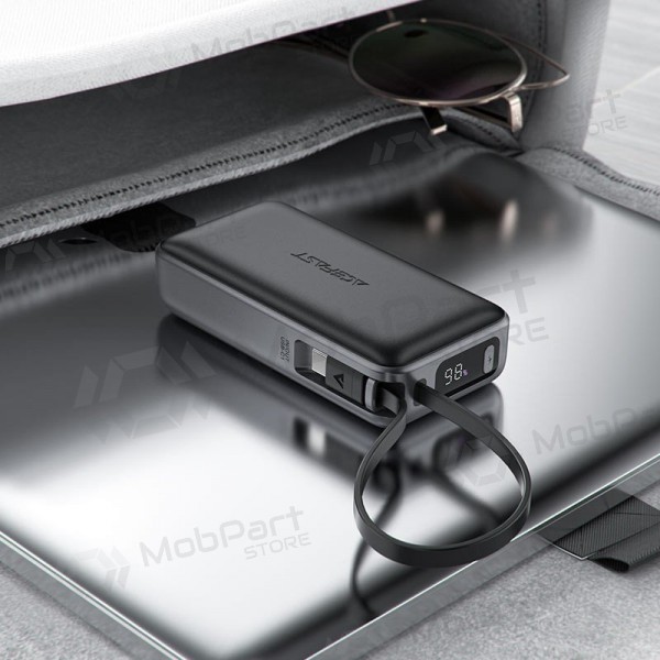 Externí baterie Power Bank Acefast M7-10000 PD30W With Cable 10000mAh černá