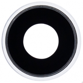 Apple iPhone XR sklo kamery (stříbrný / bílý) (s rámem)