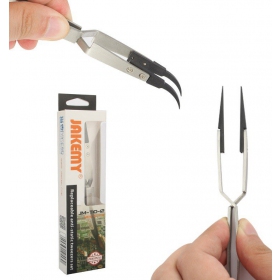 Kovová antistatická pinzeta Jakemy JM-T10-12 ESD (replaceable head)