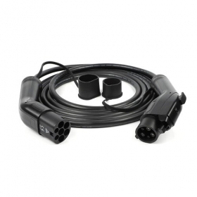 Elektromobilio nabíjecí kabel Type 1 (Female) - Type 2 (Male), 32A, 7.2kW, 1-fazė, 5m