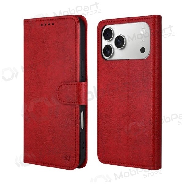 Samsung Galaxy A57 obal - HDD Clasp Wallet Case (červený)