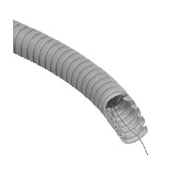 Gofruotas vamzdis šedá D20 su viela Glob-El GL201W320 (be halogenų, UV atsparus, 320N/5 cm, 50 m)