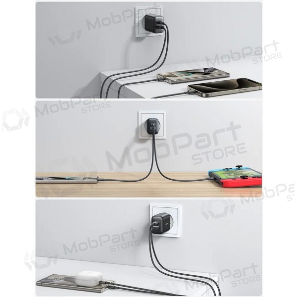 Nabíječka Joyroom JR-TCF13 USB-C/USB-A 25W černá