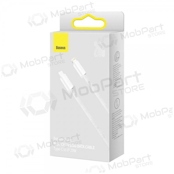Kabel Baseus Dynamic Type-C - Lightning 20W 1.0m (bílý) CALD000002