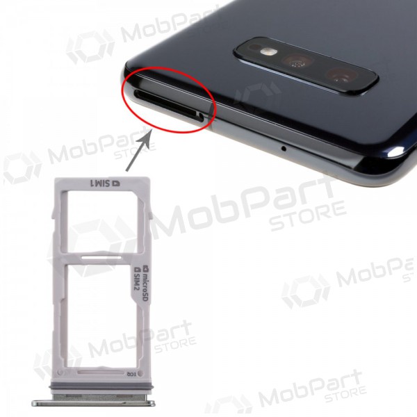 Samsung Galaxy S10e / S10 / S10 Plus DUAL SIM držák karty zelená (Prism Green)