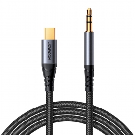 Audio kabel Joyroom SY-A07 USB-C to 3,5mm 1.2m černá