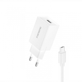Telefonní nabíječka Foneng K210 10 W USB-A MicroUSB bílá
