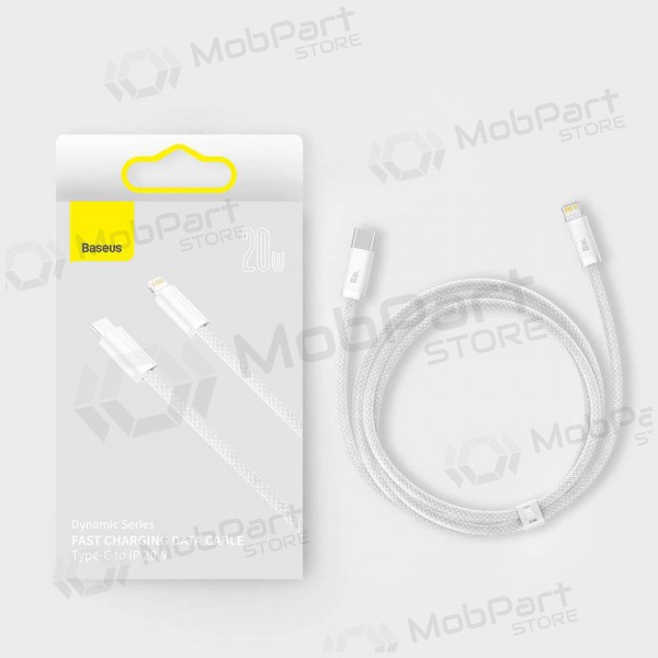 Kabel Baseus Dynamic Type-C - Lightning 20W 1.0m (bílý) CALD000002