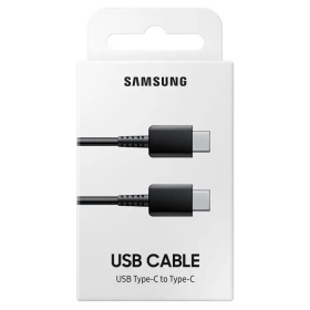 USB kabel originál Samsung EP-DA705 Type-C-Type-C 1.0m v balíčku černá