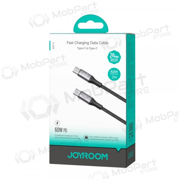 USB kabel Joyroom S-A28 USB-C to USB-C 60W 2.0m černá
