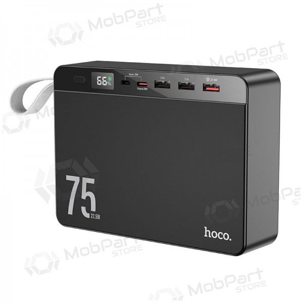 Externí baterie Power Bank Hoco J94 Overlord 22.5W 75000mAh černá
