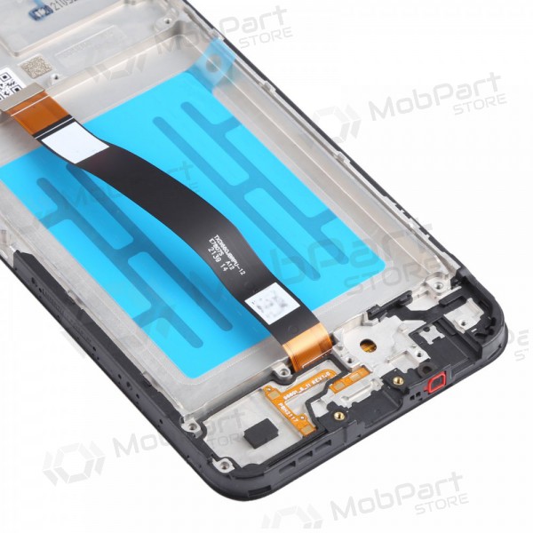 Samsung Galaxy A22 5G displej (černá) (s rámem) (originál)