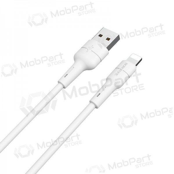 USB kabel Borofone BX30 Lightning 1.0m (bílý)