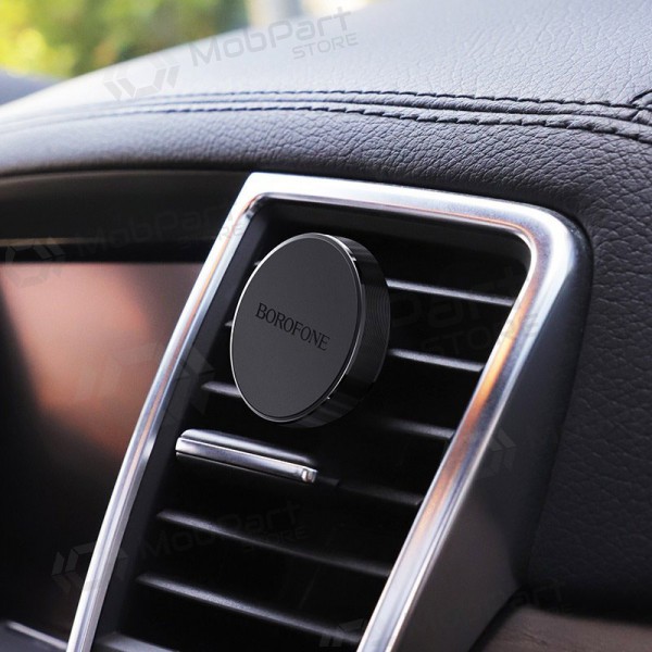 Automobilinis Univerzální telefono laikiklis Borofone BH8, mounted on the dashboard, magnetic, černá