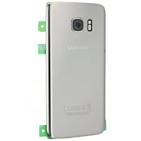 Samsung G930F Galaxy S7 zadní kryt baterie (stříbrný) (použitý grade B, originál)