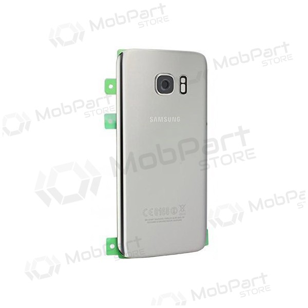 Samsung G930F Galaxy S7 zadní kryt baterie (stříbrný) (použitý grade B, originál)