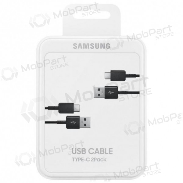 USB kabel Samsung EP-DG930MBEGWW Type-C 1.5m 2ks. (černá) (OEM)