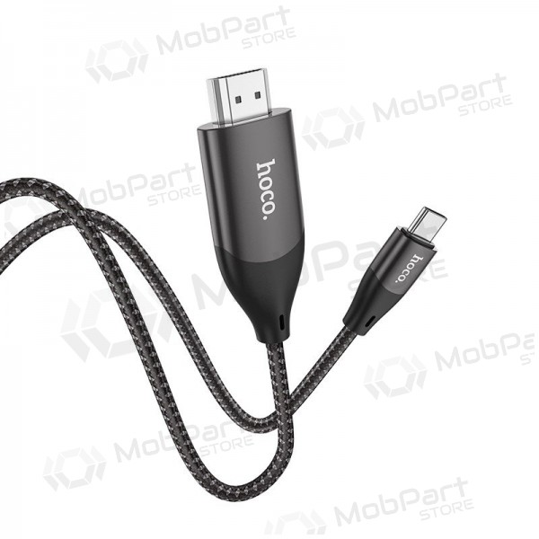 Kabel Hoco UA16 Type-C to HDMI 2.0m šedá