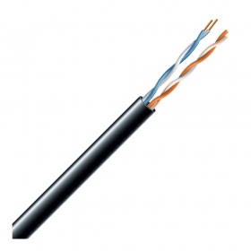 Lan síťový kabel ECG UTP 5e (venkovní, PE, Fca, 305m, 24 AWG/0.51mm).